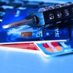 credit card bank card theft charge card padlock identity thief data 545991