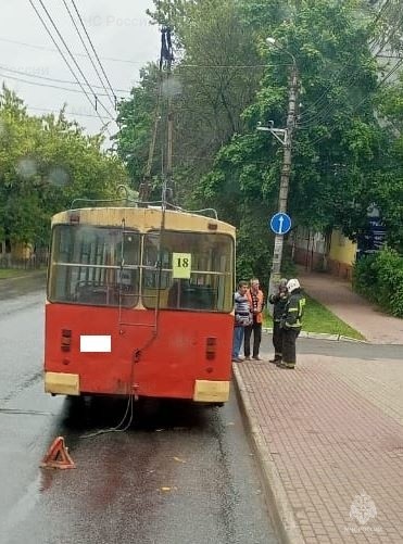 троллейбус дтп, ГУ МЧС России по Калужской области