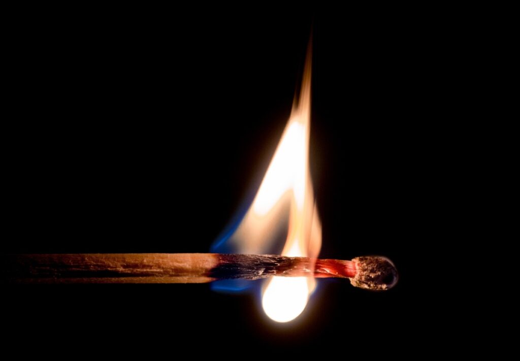 match lit match fire flame glow wood matchstick smoke 838265
