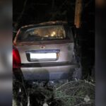 Ночью иномарка в Жиздринском районе вылетела с дороги