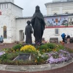 В мещовском монастыре зажгли лампаду Святого Георгия в честь русского воинства
