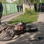 В Сосенском иномарка и мотоцикл не поделили дорогу