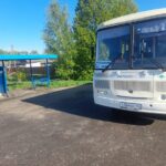 В Малоярославце вышел на рейс первый автобус на Юрьевское